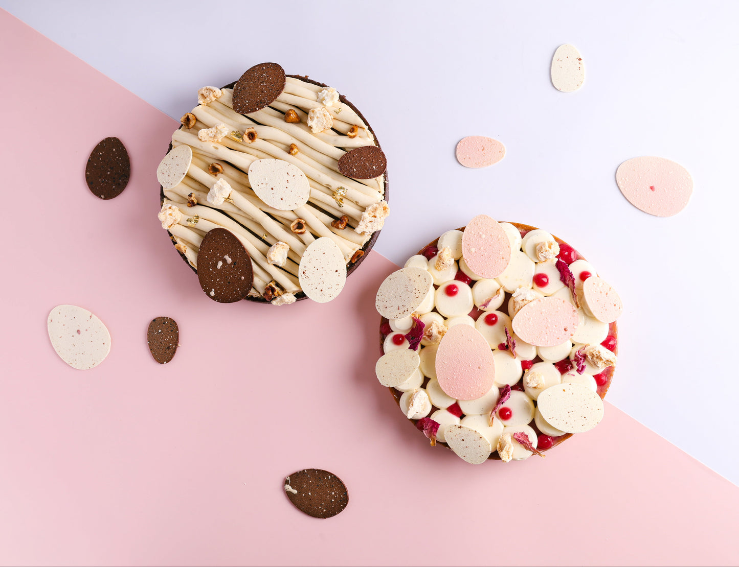 Mazurek Malinowy z białą czekoladą