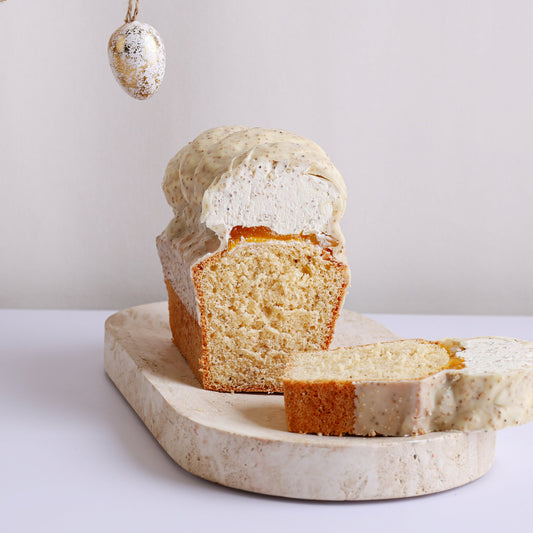 Babka z białym makiem i mango